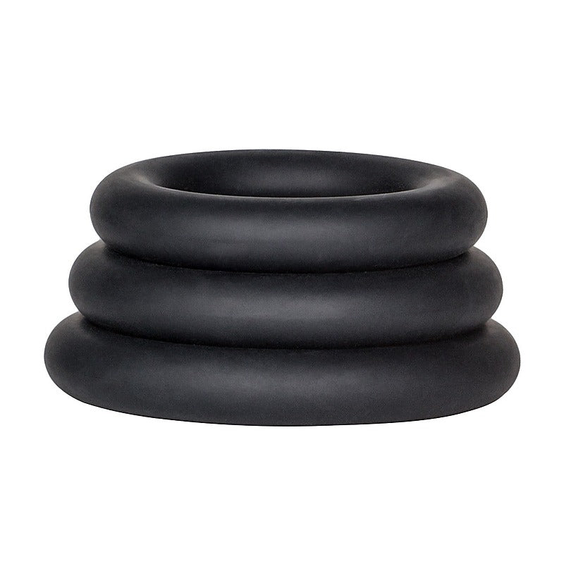 Silicone Support Stretchy Cock Rings by California Exotics - Cock Rings