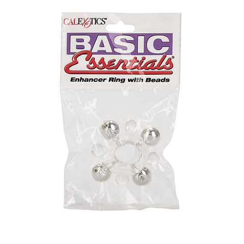 Erection Enhancer Ring with Beads by California Exotics - Stretchy Cock Rings