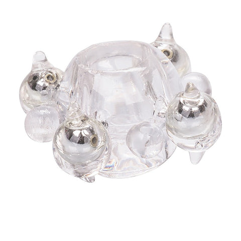 Erection Enhancer Ring with Beads by California Exotics - Stretchy Cock Rings