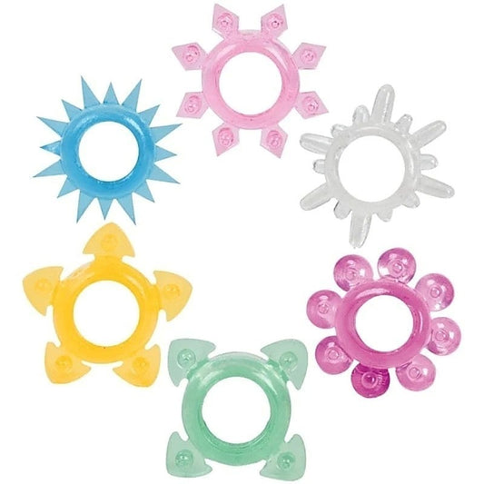 Tower of Power Stretchy Cock Rings by Doc Johnson - Stretchy Cock Rings