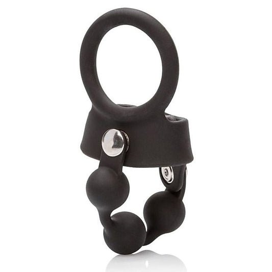 Tri-Snap Weighted Ball Spreader by California Exotics - Ball and Cock Toys