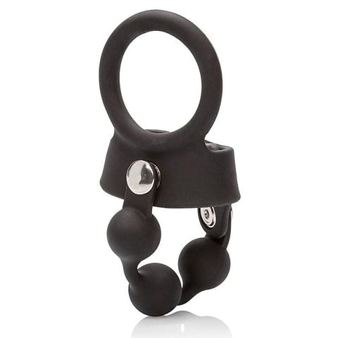 Tri-Snap Weighted Ball Spreader by California Exotics - Ball and Cock Toys