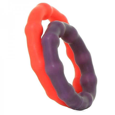 Climax Rings Cock Ring Duo by Topco - Stretchy Cock Rings