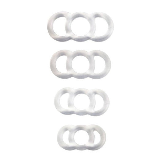 ComFit Silicone Cock Rings by Shots Toys - Stretchy Cock Rings