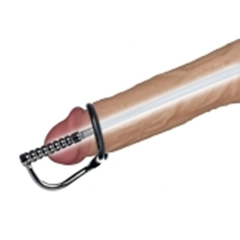 Emperor Metal Through Hole Penis Plug by Lovetoy - Penis Plugs