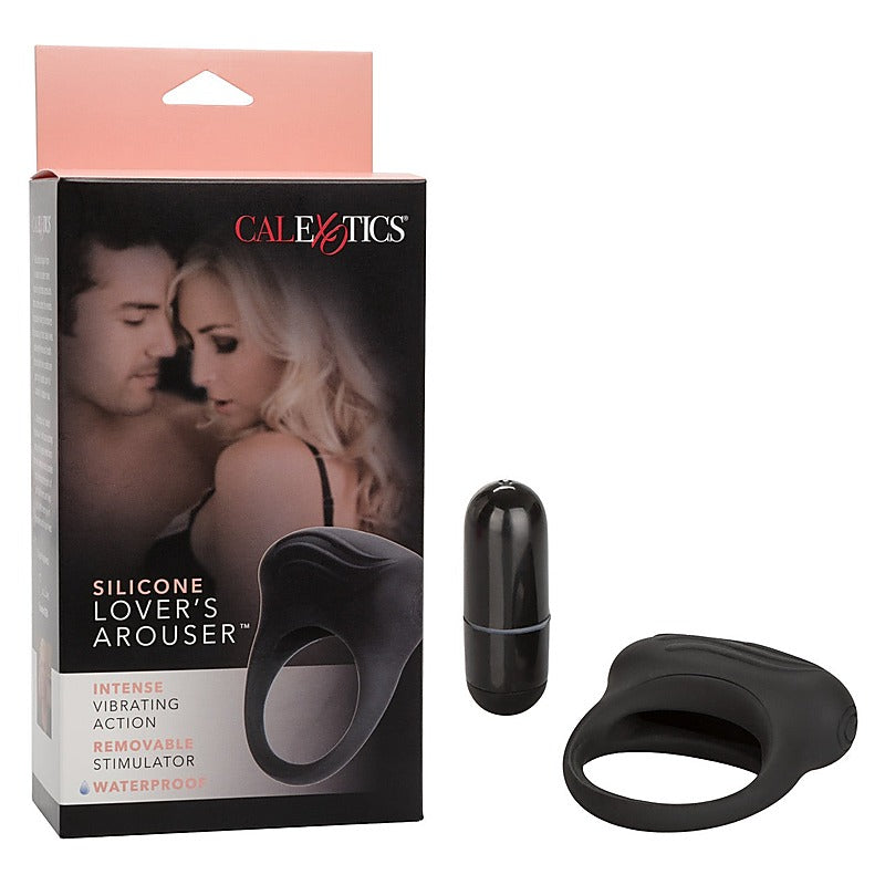Silicone Lovers Arouser Vibrating Cock Ring - Cock Rings