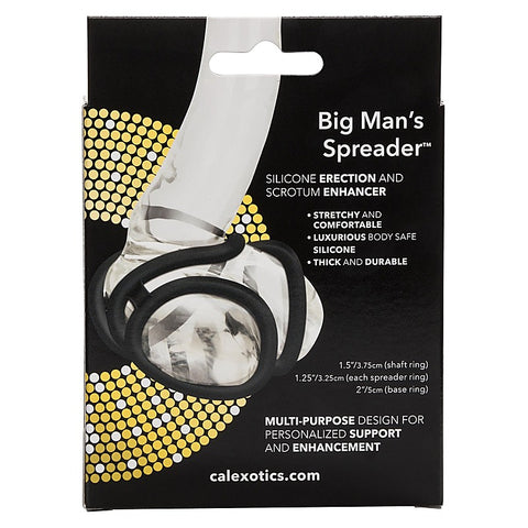 Big Man's Spreader Stretchy Cock Ring by California Exotics - Ball and Cock Toys
