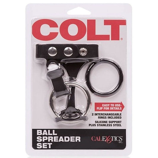 Adjustable Male Pleasure Ball Spreader Set - Ball and Cock Toys