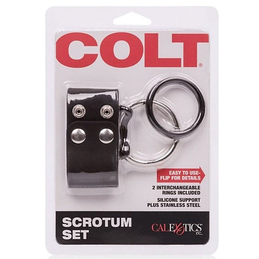 Colt Adjustable Male Pleasure Scrotum Set - Ball and Cock Toys