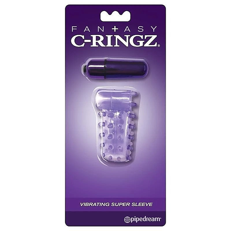 Fantasy C-Ringz Vibrating Super Cock Sleeve - Cock Rings