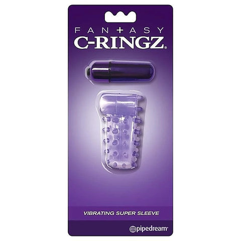 Fantasy C-Ringz Vibrating Super Cock Sleeve - Cock Rings