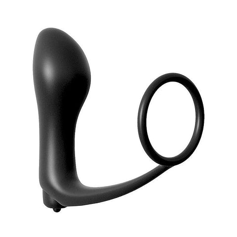 Ass-Gasm Cockring Vibrating Plug by Pipedream Products - Prostate Toys