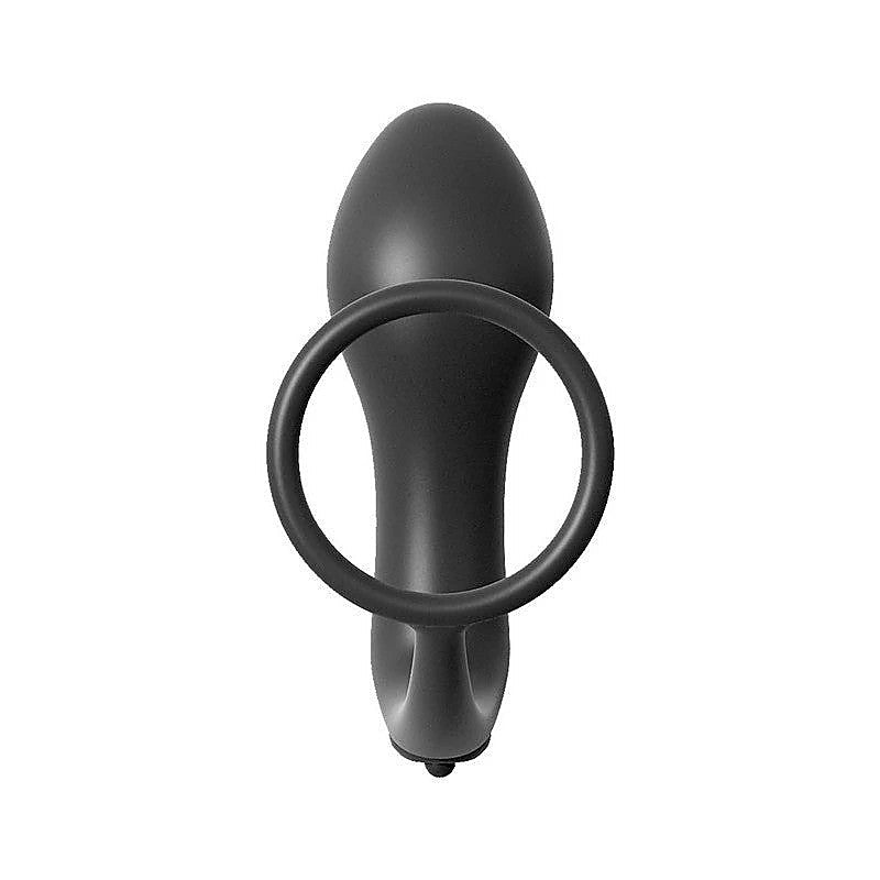 Ass-Gasm Cockring Vibrating Plug by Pipedream Products - Prostate Toys