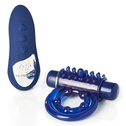 Nu Sensuelle Remote Control Bullet Ring with 15 Vibration Modes - Cock Rings