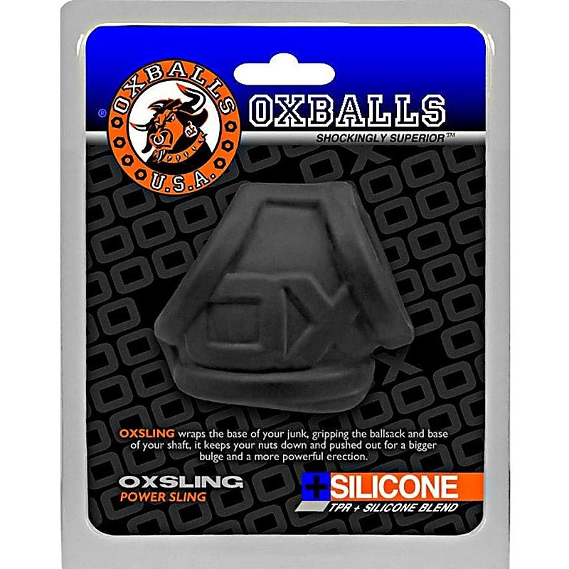Oxballs Oxsling Power Sling Performance Cock Ring Multi Ring Design - Ball and Cock Toys