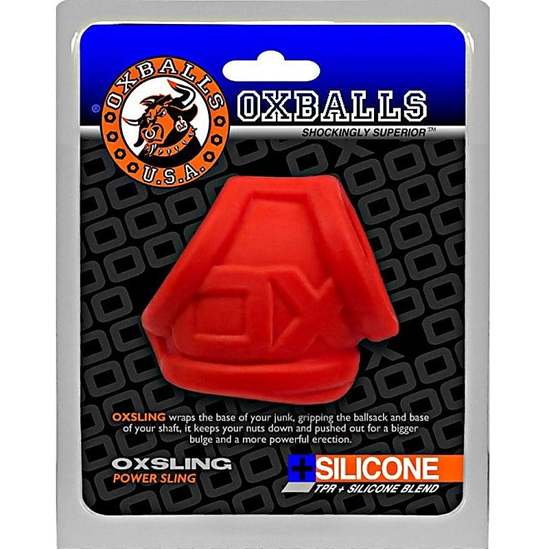 Oxballs Oxsling Power Sling Performance Cock Ring Multi Ring Design - Ball and Cock Toys