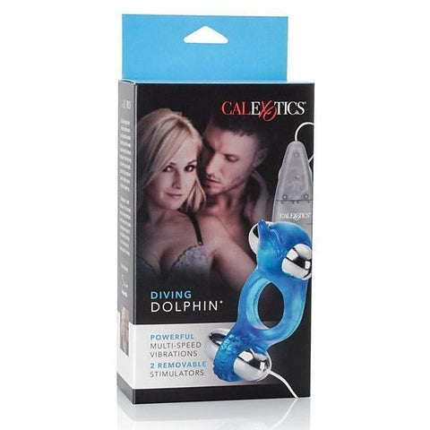 Diving Dolphin Triple Action Pleasure Cock Ring - Cock Rings