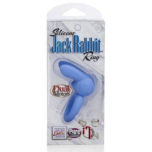 Silicone Jack Rabbit Vibrating Cock Ring - Vibrating Cock Rings