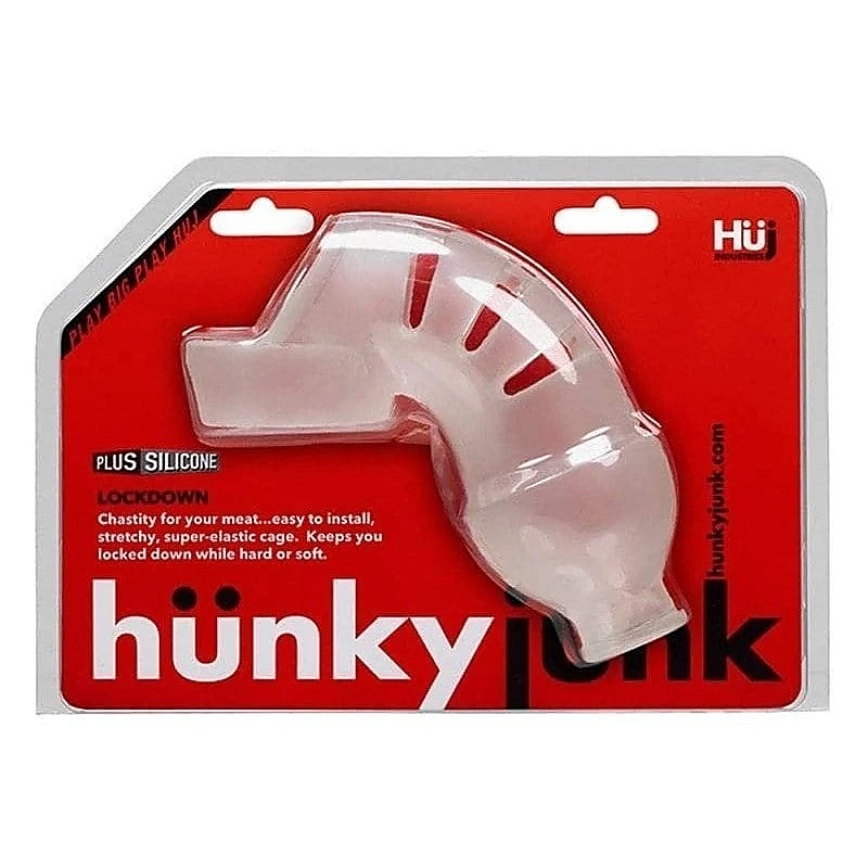 Lockdown Silicone Chastity Device by Hunkyjunk - Male Chastity