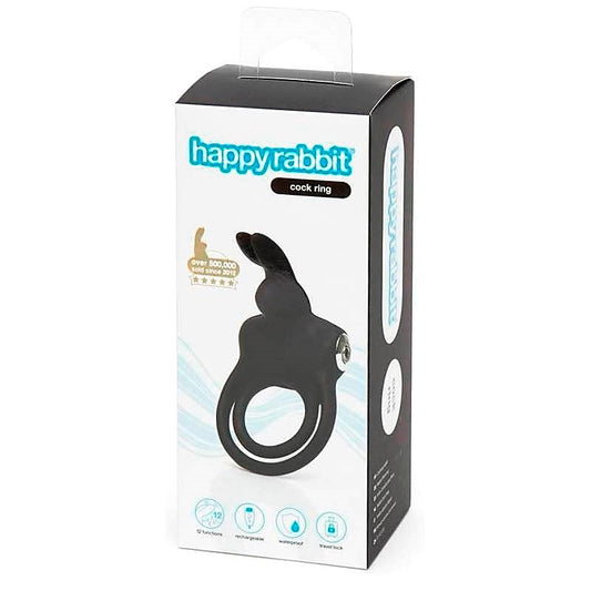 Happy Rabbit Stimulating Rechargeable Rabbit Cock Ring - Cock Rings