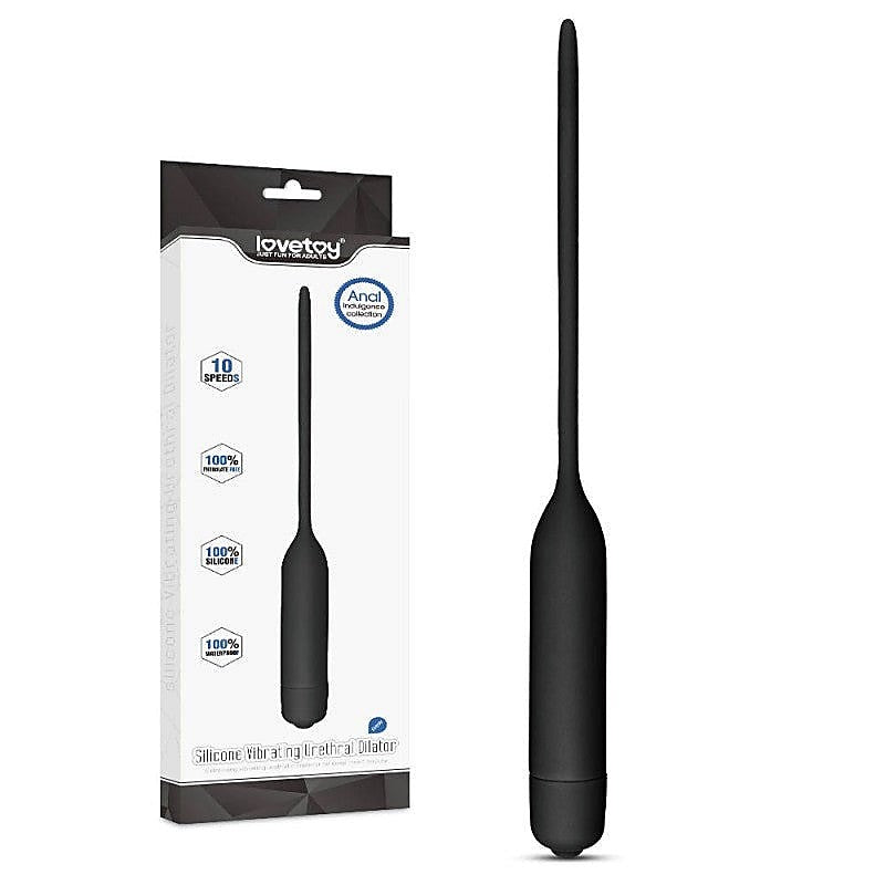 Lovetoy's Premium Silicone Urethral Vibrator - Cock Rings