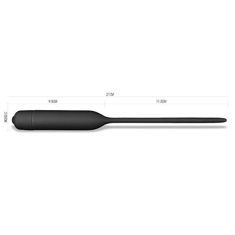 Lovetoy's Premium Silicone Urethral Vibrator - Cock Rings