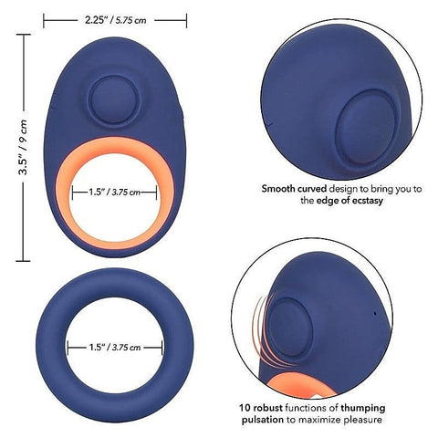 Link Up Verge Dual Stimulator by California Exotics - Cock Rings
