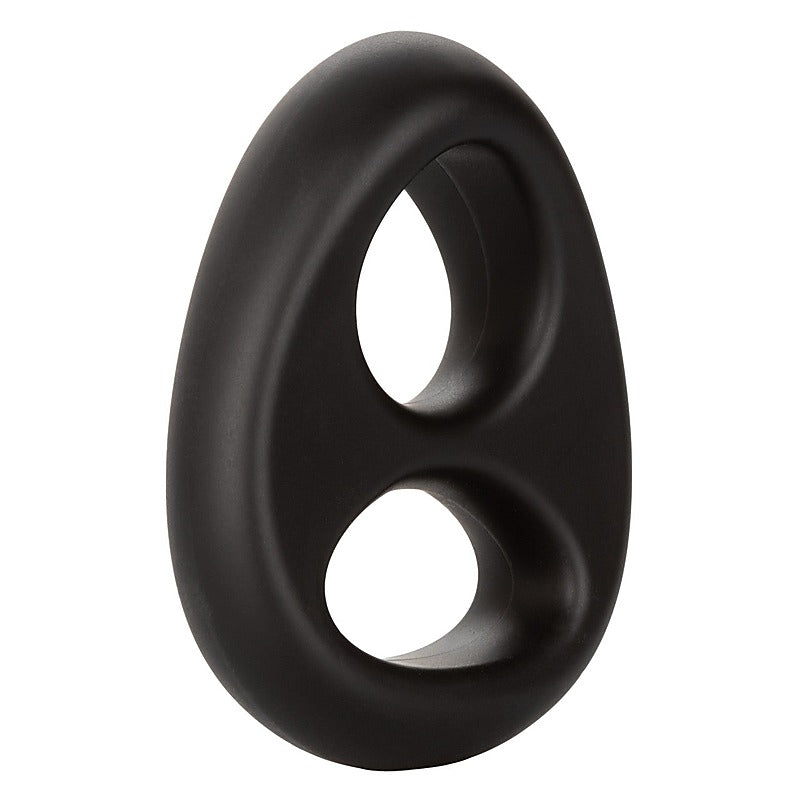 Ultra Soft Stretchy Dual Cock Ring by California Exotics - Stretchy Cock Rings