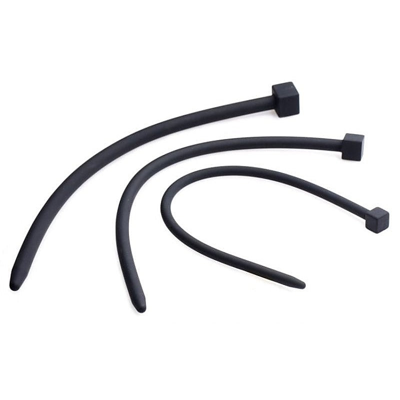 Bolted Deluxe Silicone Urethral Sounds by XR Brands - Penis Plugs