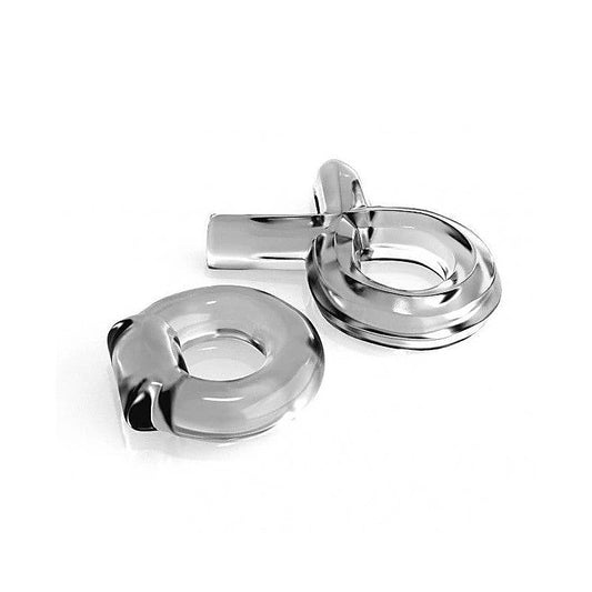 Classix Couples Cock Ring Set Clear by Pipedream Products - Ball and Cock Toys