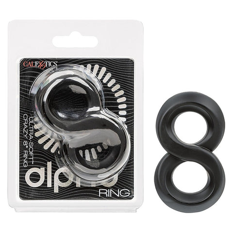 Premium Alpha Ultra-Soft Crazy 8 Mens Cock Ring - Stretchy Cock Rings
