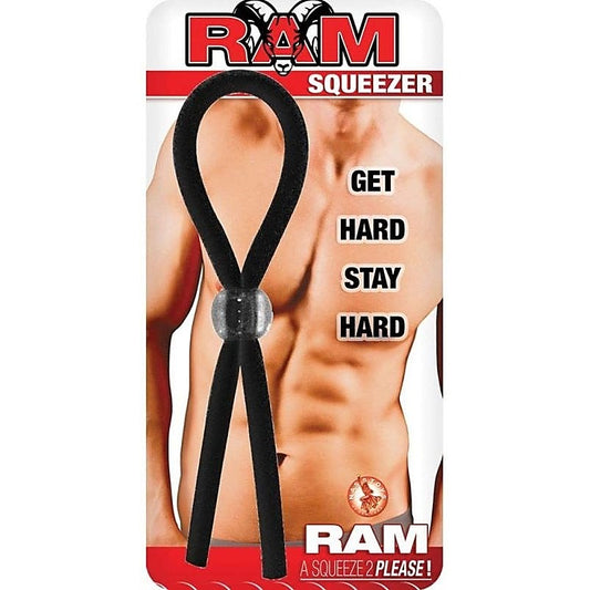 Ram Squeezer Cock Tie by Nasstoys - Cock Rings