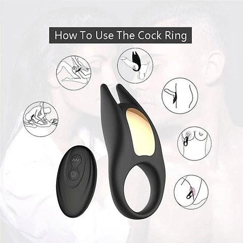 Wireless Vibrating Pleasure Ring by Winyi - Ball and Cock Toys