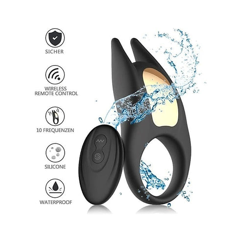 Wireless Vibrating Pleasure Ring by Winyi - Ball and Cock Toys