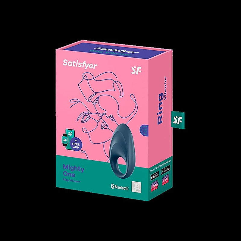 Mighty One App Controlled Vibrating Cock Ring by Satisfyer - Cock Rings