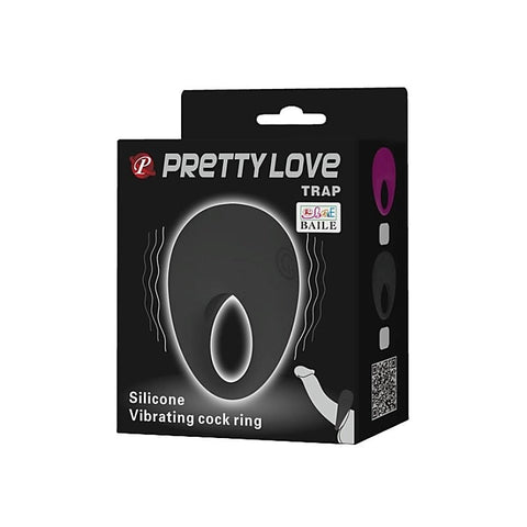 Premium Pretty Love Trap Cock Ring by Baile - Vibrating Cock Rings