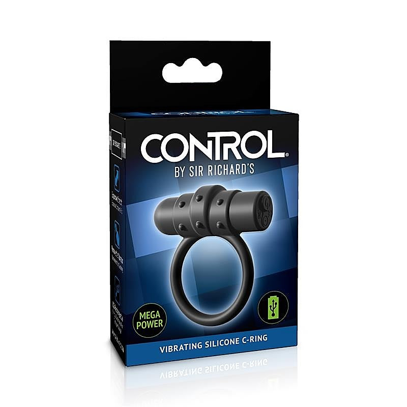 Sir Richards Control Vibrating Silicone Men's Cock Ring - Vibrating Cock Rings