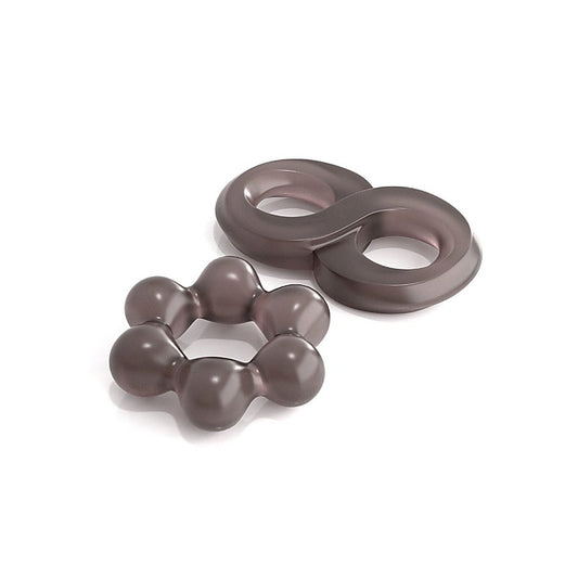 Classix Performance Stretchy Cock Ring Set - Stretchy Cock Rings
