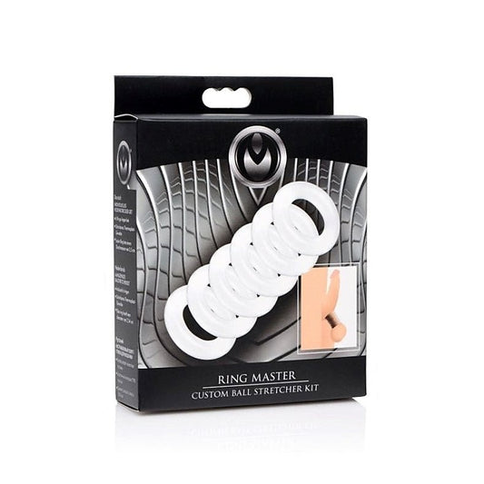 Cock Ring Master Custom Ball Stretcher Kit by XR Brands - Ball and Cock Toys