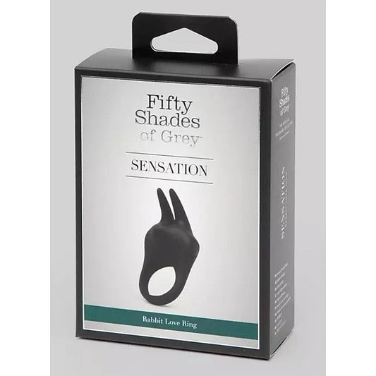 Fifty Shades Delightful Rabbit Ears Couple's Cock Ring - Cock Rings