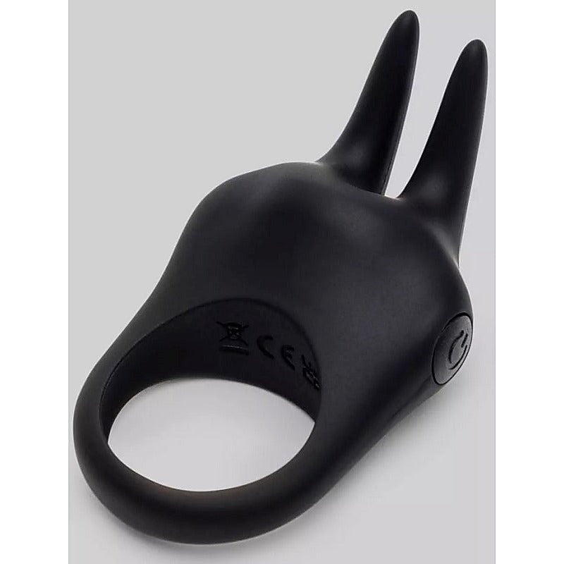 Fifty Shades Delightful Rabbit Ears Couple's Cock Ring - Cock Rings