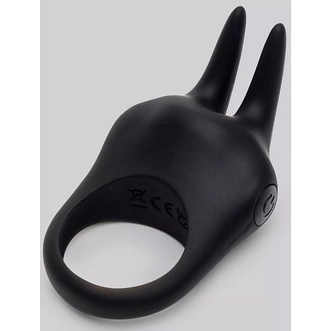 Fifty Shades Delightful Rabbit Ears Couple's Cock Ring - Cock Rings
