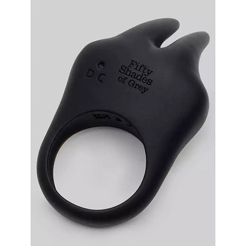 Fifty Shades Delightful Rabbit Ears Couple's Cock Ring - Cock Rings