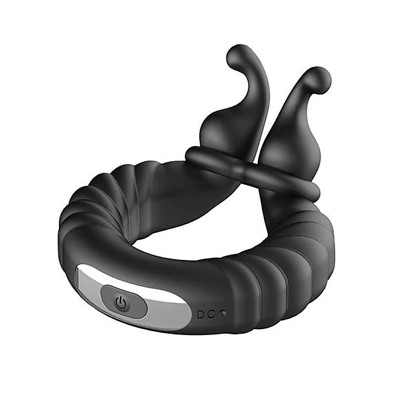 Forto F-24 Textured Vibrating Cock Ring by VVOLE LLC - Vibrating Cock Rings