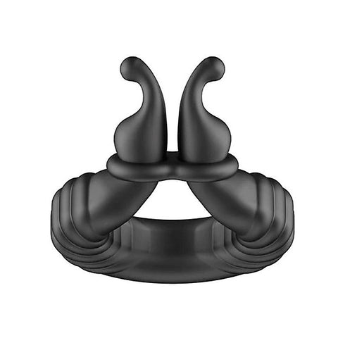 Forto F-24 Textured Vibrating Cock Ring by VVOLE LLC - Vibrating Cock Rings