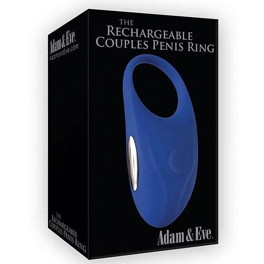 Rechargeable Couples Vibrating Pleasure Ring by Adam & Eve - Cock Rings