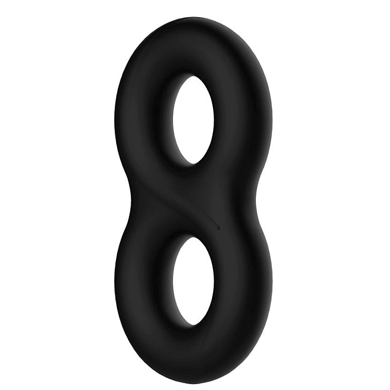 Crazy Bull Silicone Cock Ring Double by Baile - Stretchy Cock Rings