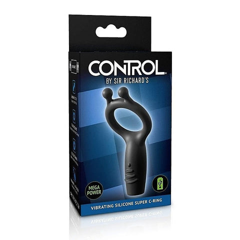 Sir Richards Vibrating Silicone Super Cock Ring - Ball and Cock Toys