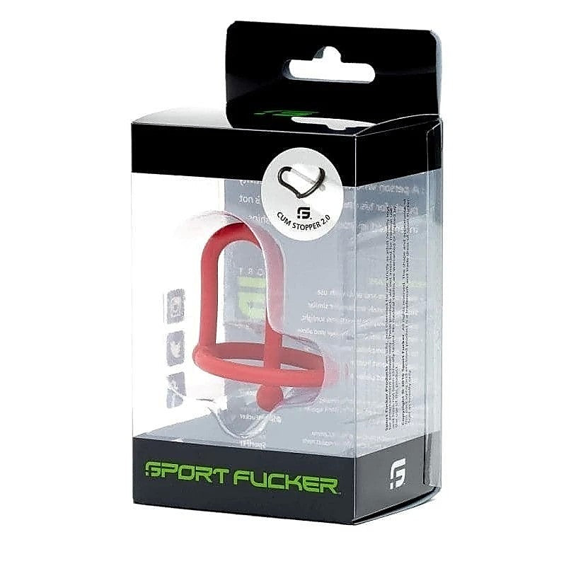 Sport Fucker Cum Stopper 2.0 Medical Grade Silicone Cock Ring - Penis Plugs