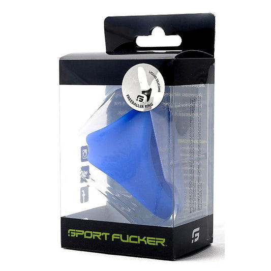 Freeballer Cock Ring Blue by Sport Fucker - Stretchy Cock Rings